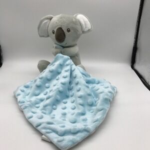 Walgreens Koala Bear Baby Lovey Blue Minky Dot Gray Plush‎ 296180